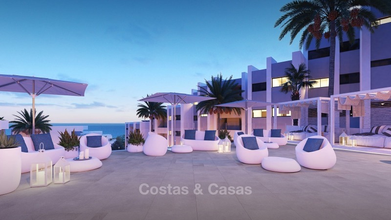 Fantásticos apartamentos de lujo contemporáneos con impresionantes vistas al mar en venta, a poca distancia de la playa en La Duquesa – Manilva - Costa del Sol 10838 