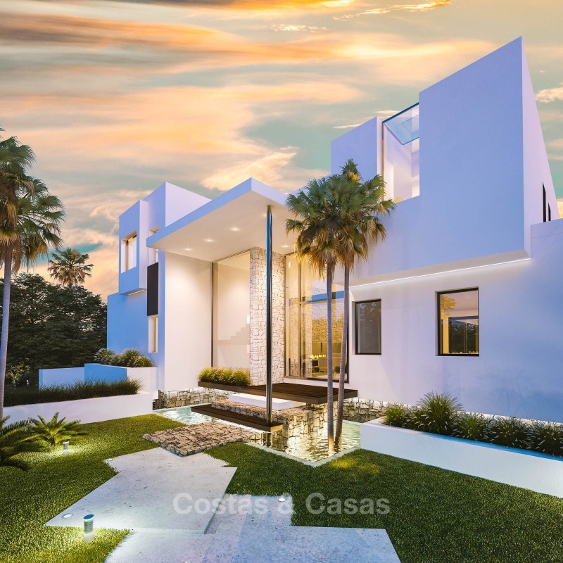 Espectacular villa de lujo de estilo contemporáneo a la venta en la Nueva Milla de Oro - Estepona East - Marbella 10860 