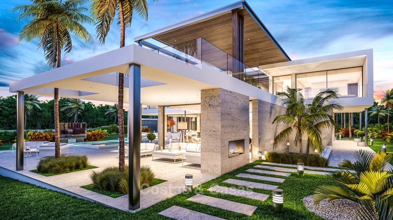 Lujosa villa contemporánea al lado de la playa en venta, New Golden Mile - Estepona East - Marbella 10863 