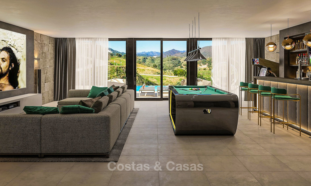 Nuevas y exclusivas villas de lujo en un complejo de golf de primera clase en venta en Mijas - Costa del Sol 10997