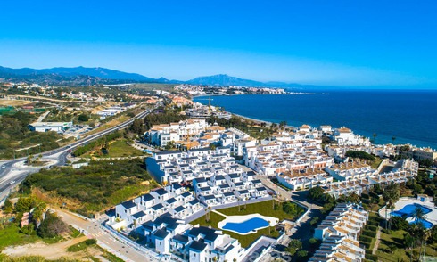 Nuevos y modernos apartamentos en la playa, listos para entrar a vivir en Estepona Oeste 11015