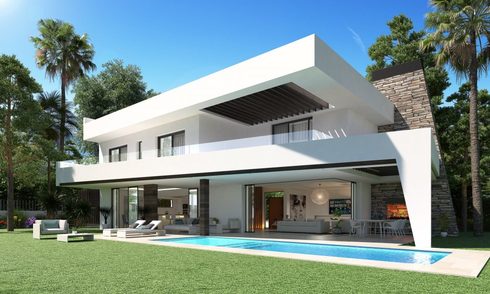 Nueva e innovadora villa de lujo en estilo moderno en venta en la playa de Elviria - Este de Marbella 11694