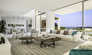 Exclusivas villas de golf contemporáneas con impresionantes vistas al mar en venta - Este de Marbella 15956 