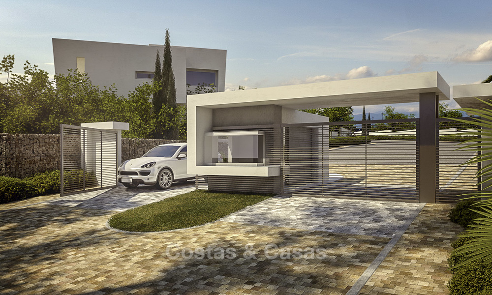 Exclusivas villas de golf contemporáneas con impresionantes vistas al mar en venta - Este de Marbella 15957