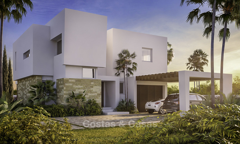 Exclusivas villas de golf contemporáneas con impresionantes vistas al mar en venta - Este de Marbella 15958