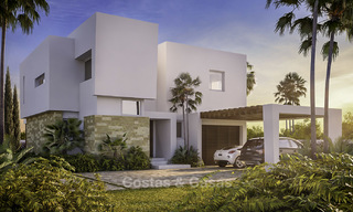 Exclusivas villas de golf contemporáneas con impresionantes vistas al mar en venta - Este de Marbella 15958 