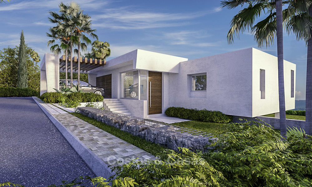 Exclusivas villas de golf contemporáneas con impresionantes vistas al mar en venta - Este de Marbella 15959