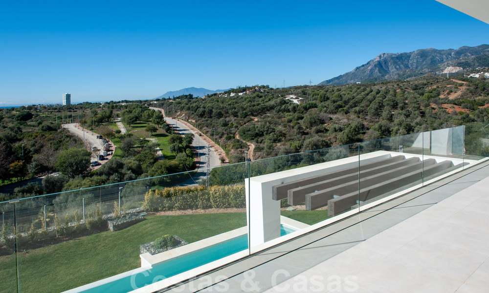 Exclusivas villas de golf contemporáneas con impresionantes vistas al mar en venta - Este de Marbella 39138