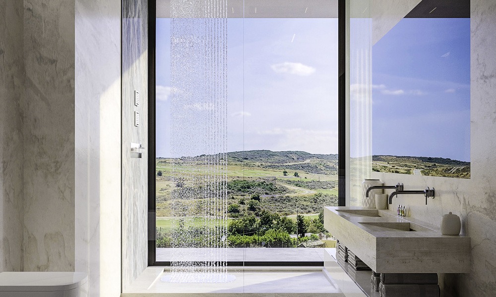 Preciosas y modernas villas de golf en venta en Estepona 12020