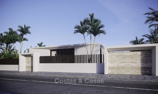Preciosas y modernas villas de golf en venta en Estepona 12021 