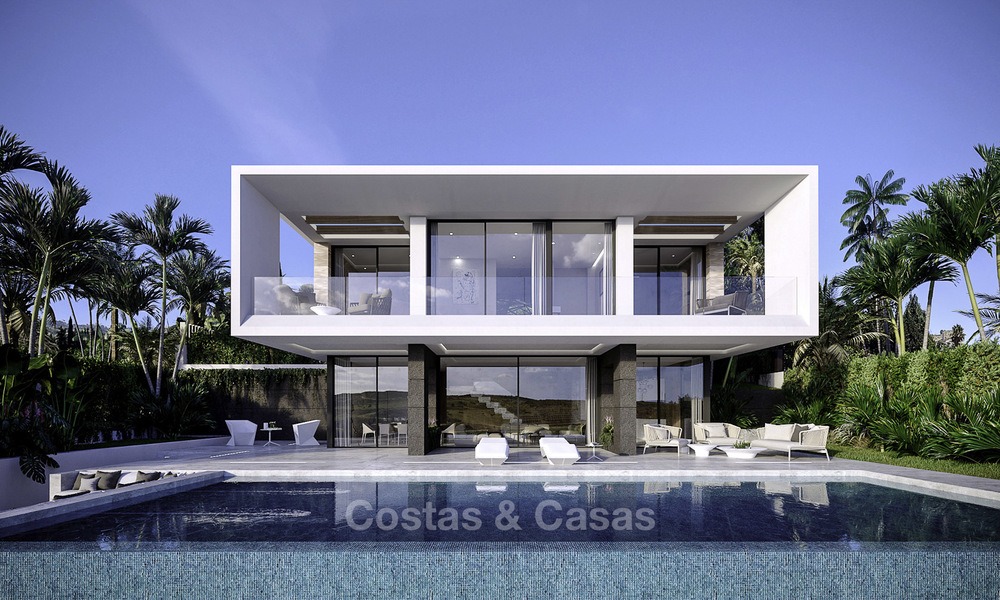 Preciosas y modernas villas de golf en venta en Estepona 12023