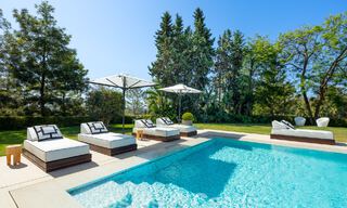 Prestigiosa villa de lujo con excepcionales vistas al mar en venta, primera línea de golf y lista para ser habitada en Nueva Andalucia - Marbella 57173 