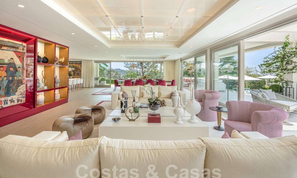 Prestigiosa villa de lujo con excepcionales vistas al mar en venta, primera línea de golf y lista para ser habitada en Nueva Andalucia - Marbella 57177