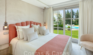 Prestigiosa villa de lujo con excepcionales vistas al mar en venta, primera línea de golf y lista para ser habitada en Nueva Andalucia - Marbella 57188 