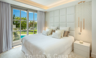 Prestigiosa villa de lujo con excepcionales vistas al mar en venta, primera línea de golf y lista para ser habitada en Nueva Andalucia - Marbella 57196 