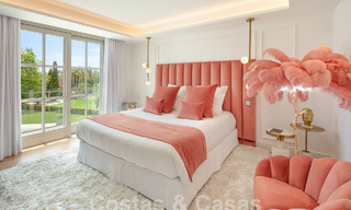 Prestigiosa villa de lujo con excepcionales vistas al mar en venta, primera línea de golf y lista para ser habitada en Nueva Andalucia - Marbella 57197 
