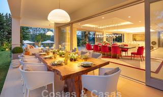 Prestigiosa villa de lujo con excepcionales vistas al mar en venta, primera línea de golf y lista para ser habitada en Nueva Andalucia - Marbella 57202 
