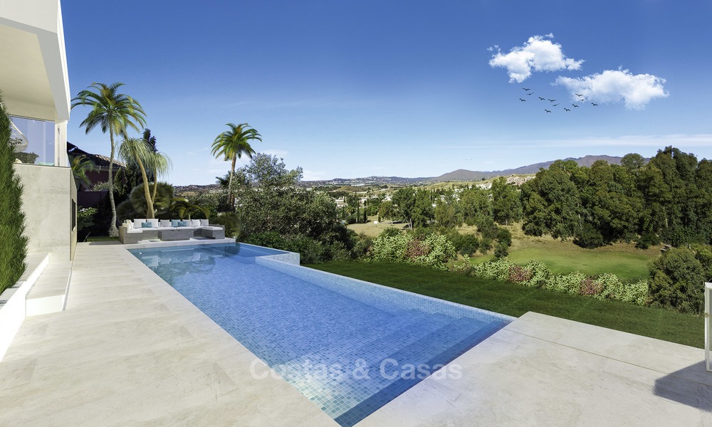 Deslumbrante villa de lujo moderna en venta en un prominente campo de golf - Mijas - Costa del Sol 12386