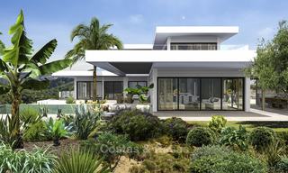 Villa de lujo moderna a estrenar con vistas panorámicas al mar en venta en Benahavis - Marbella 12527 