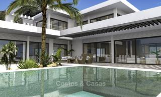 Villa de lujo moderna a estrenar con vistas panorámicas al mar en venta en Benahavis - Marbella 12531 