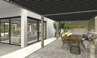 Villa de lujo moderna a estrenar con vistas panorámicas al mar en venta en Benahavis - Marbella 12536 