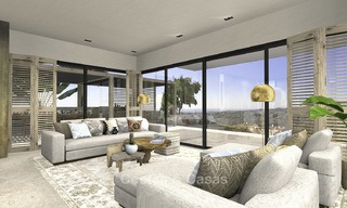 Villa de lujo moderna a estrenar con vistas panorámicas al mar en venta en Benahavis - Marbella 12540 