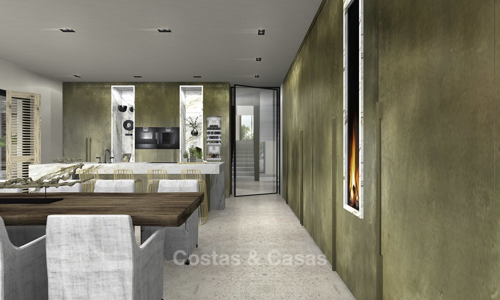 Villa de lujo moderna a estrenar con vistas panorámicas al mar en venta en Benahavis - Marbella 12542