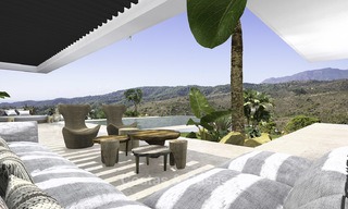 Villa de lujo moderna a estrenar con vistas panorámicas al mar en venta en Benahavis - Marbella 12543 