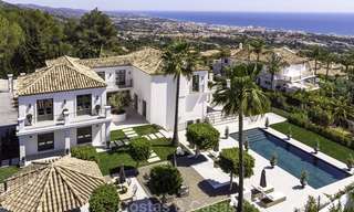 Exquisita y moderna villa de lujo con espectaculares vistas al mar en venta en Sierra Blanca - Milla de Oro - Marbella 12550 