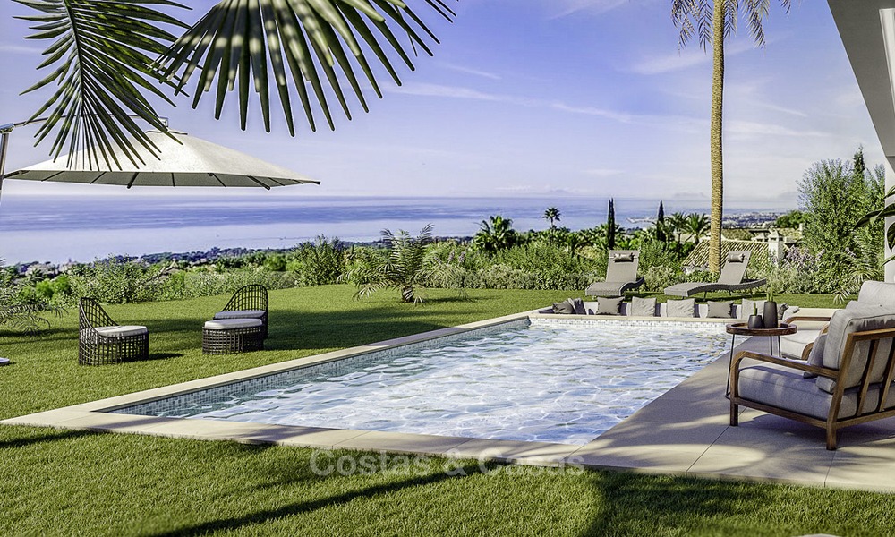 Se venden nuevas y modernas villas de lujo con vistas al mar en Manilva, Costa del Sol 12911