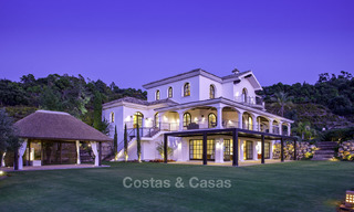 Increíble villa de lujo de estilo rústico reformada en venta en la exclusiva finca La Zagaleta - Benahavis - Marbella 23279 