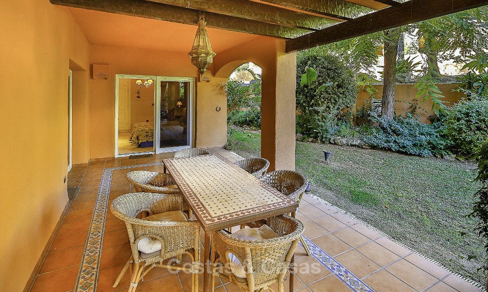 Atractivo apartamento con jardín en venta, en un prestigioso complejo de Sierra Blanca, en la Milla de Oro de Marbella 14385