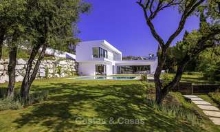 A estrenar y lista para mudarse. Villa moderna en venta cerca del Valle del Golf en Benahavis - Marbella 14641 