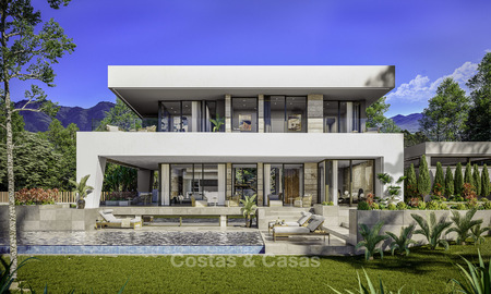 Preciosa villa moderna y contemporánea con vistas al mar en venta en un elegante resort de golf – Mijas – Costa del Sol 16351