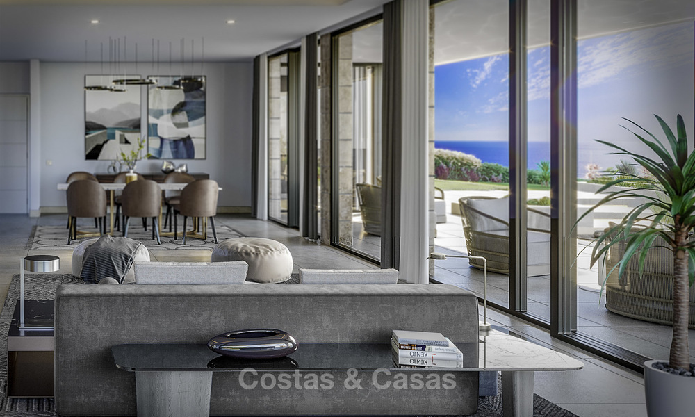 Preciosa villa moderna y contemporánea con vistas al mar en venta en un elegante resort de golf – Mijas – Costa del Sol 16354