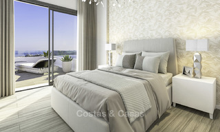 Elegantes y modernos apartamentos y áticos con impresionantes vistas al mar en venta, a poca distancia de la playa en Estepona 15000 