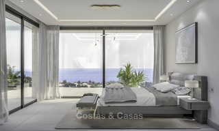 Nuevas villas de lujo contemporáneas con espectaculares vistas al mar y a la montaña en venta en Elviria - Marbella 15230 