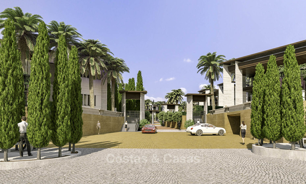Se venden nuevas villas de lujo contemporáneas estilo mansión, a poca distancia de Puerto Banús - Marbella 15308