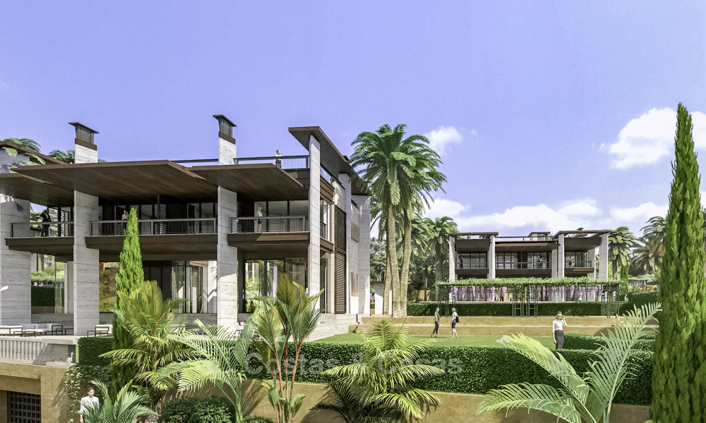 Se venden nuevas villas de lujo contemporáneas estilo mansión, a poca distancia de Puerto Banús - Marbella 15312