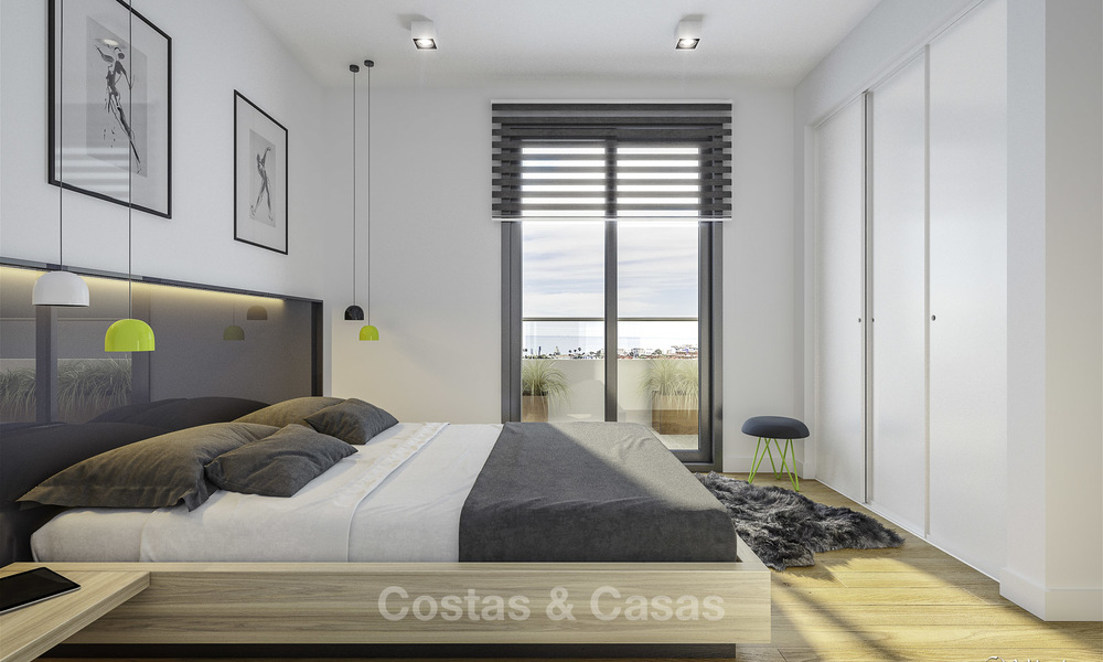 Atractivos apartamentos nuevos y modernos con vistas al mar y a la montaña en venta - Oeste de Estepona 15337
