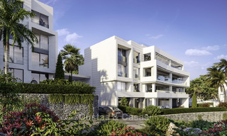 Nuevos apartamentos de lujo en primera línea de golf, con vistas al mar y al golf en venta en el este de Marbella 16765 
