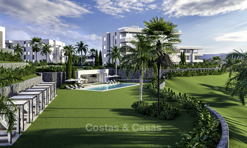 Nuevos apartamentos de lujo en primera línea de golf, con vistas al mar y al golf en venta en el este de Marbella 16775