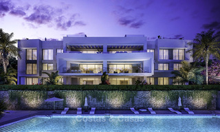 Nuevos apartamentos de lujo en primera línea de golf, con vistas al mar y al golf en venta en el este de Marbella 16776 