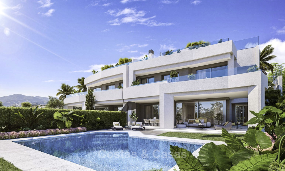 Nuevos apartamentos de lujo en primera línea de golf, con vistas al mar y al golf en venta en el este de Marbella 16777