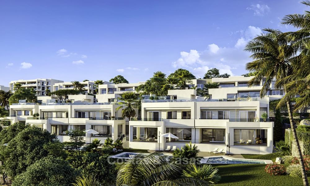 Nuevos apartamentos de lujo en primera línea de golf, con vistas al mar y al golf en venta en el este de Marbella 16778