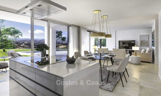 Nuevos apartamentos de lujo en primera línea de golf, con vistas al mar y al golf en venta en el este de Marbella 16781 