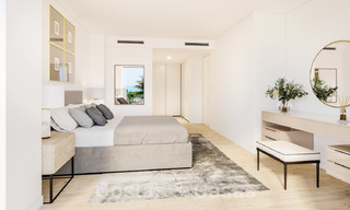 Nuevos apartamentos de lujo en primera línea de golf, con vistas al mar y al golf en venta en el este de Marbella 22190 