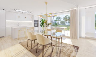 Nuevos apartamentos de lujo en primera línea de golf, con vistas al mar y al golf en venta en el este de Marbella 22194 