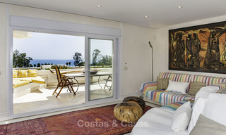 Ático con piscina privada y vistas panorámicas al mar, el golf y la montaña en un complejo frente al mar en venta en Guadalmina Baja - Marbella 16019 