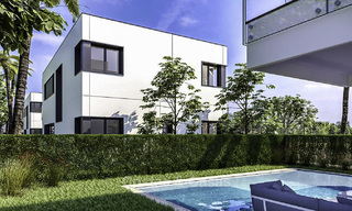 Se venden nuevas y modernas villa a poca distancia de la playa en Puerto Banús, Marbella. ÚLTIMA VILLA! 15903 